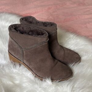 UGG Chocolate Brown Suede Winter Boots